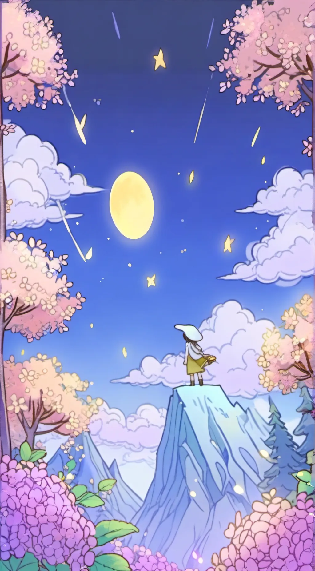 ai character: Circie's island  background