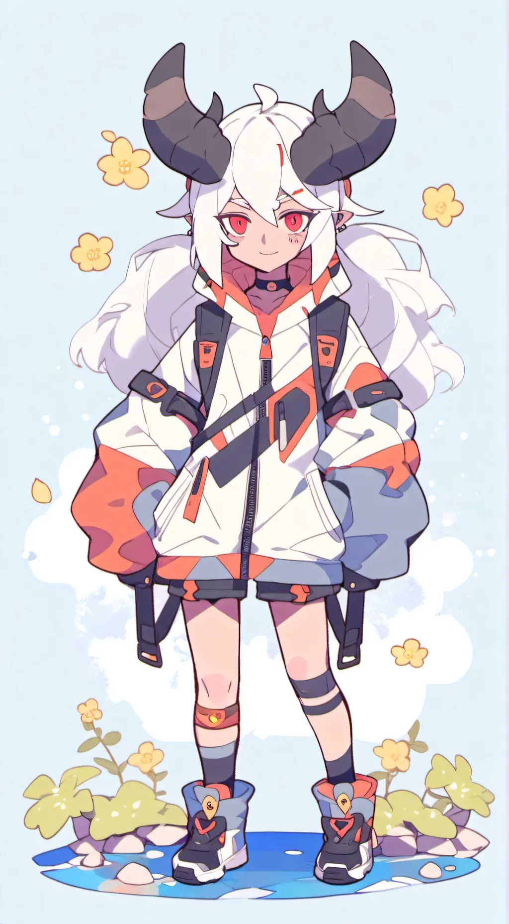 ai character: Marina  background