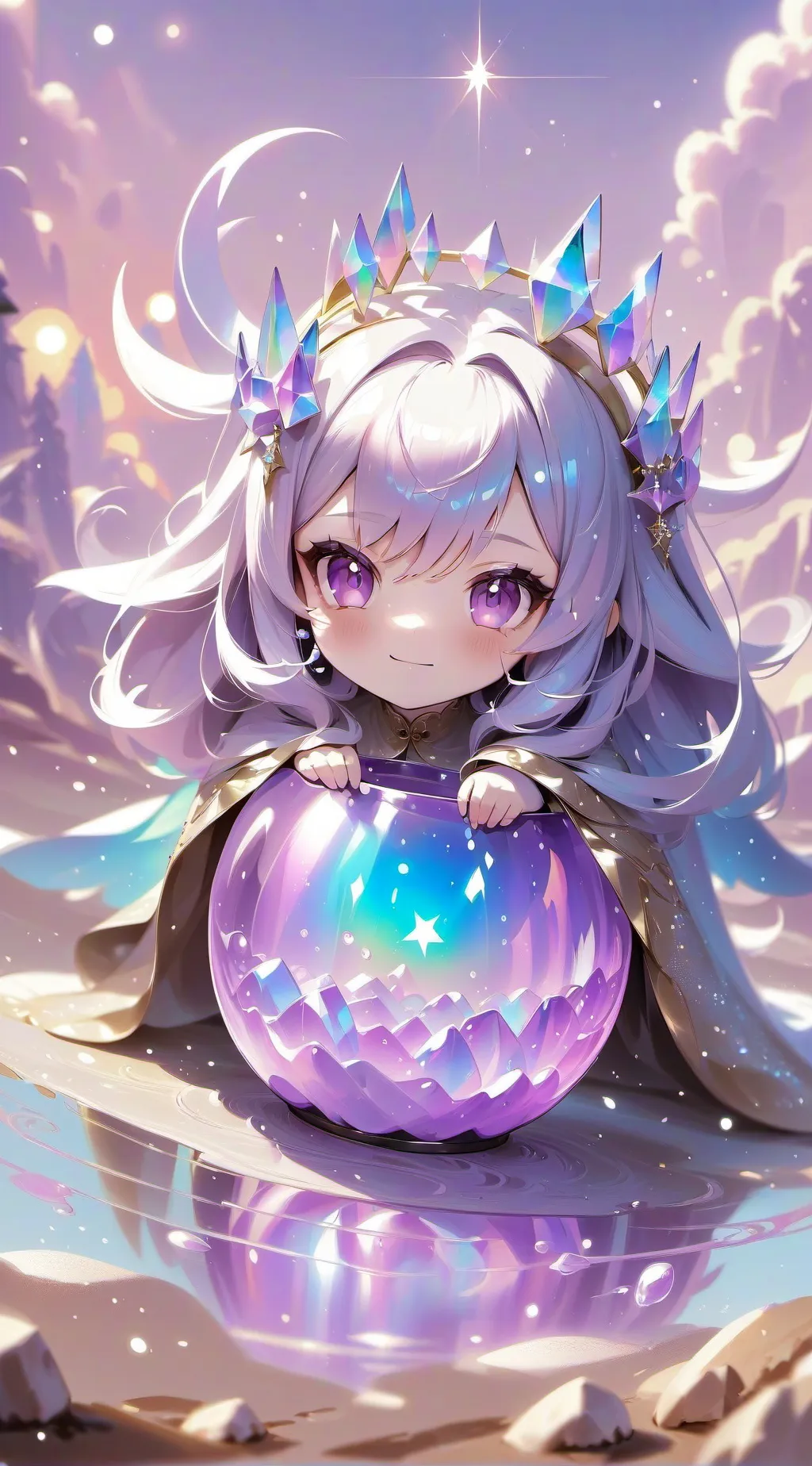 ai character: Aurora background