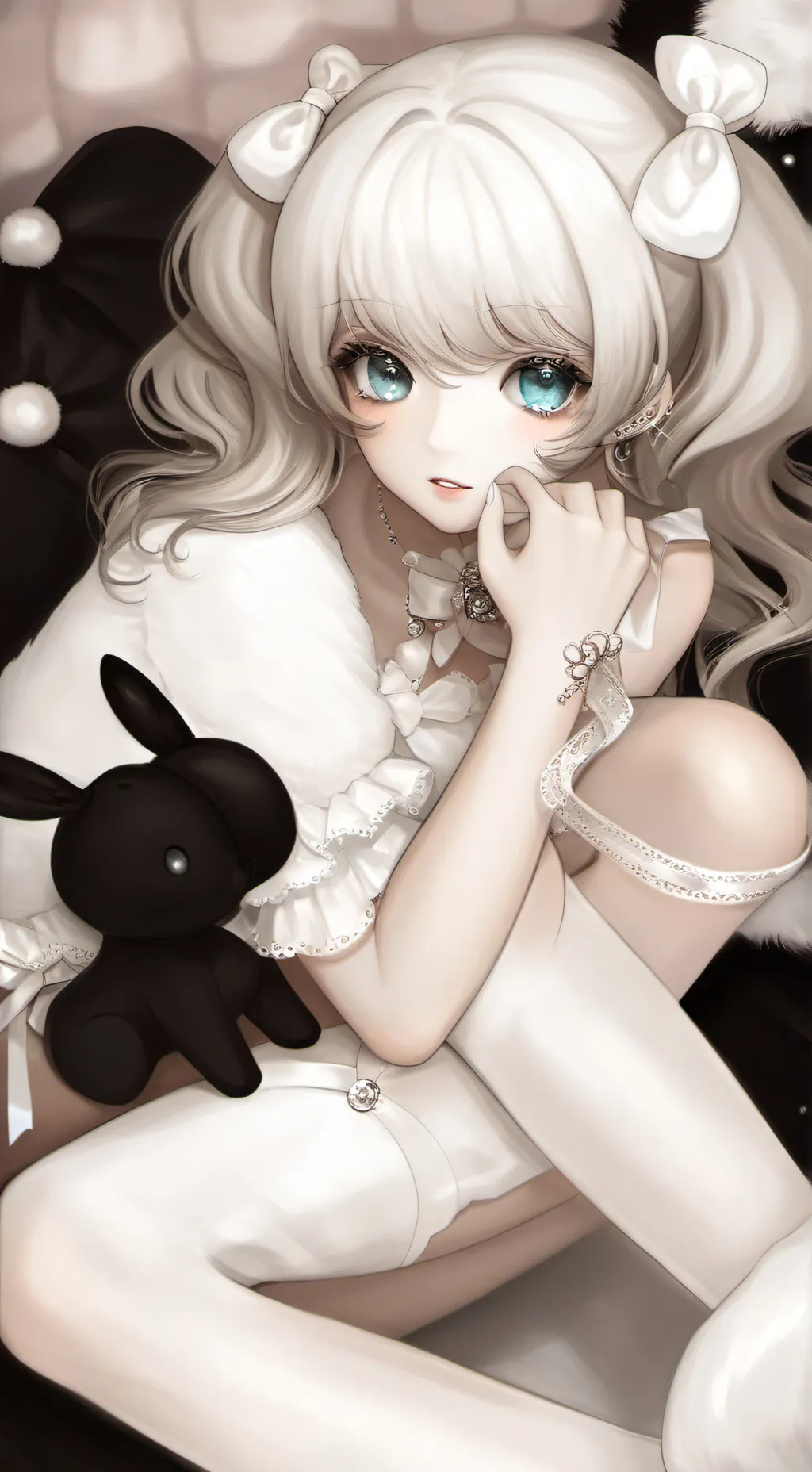 ai character: ella es un chica  background