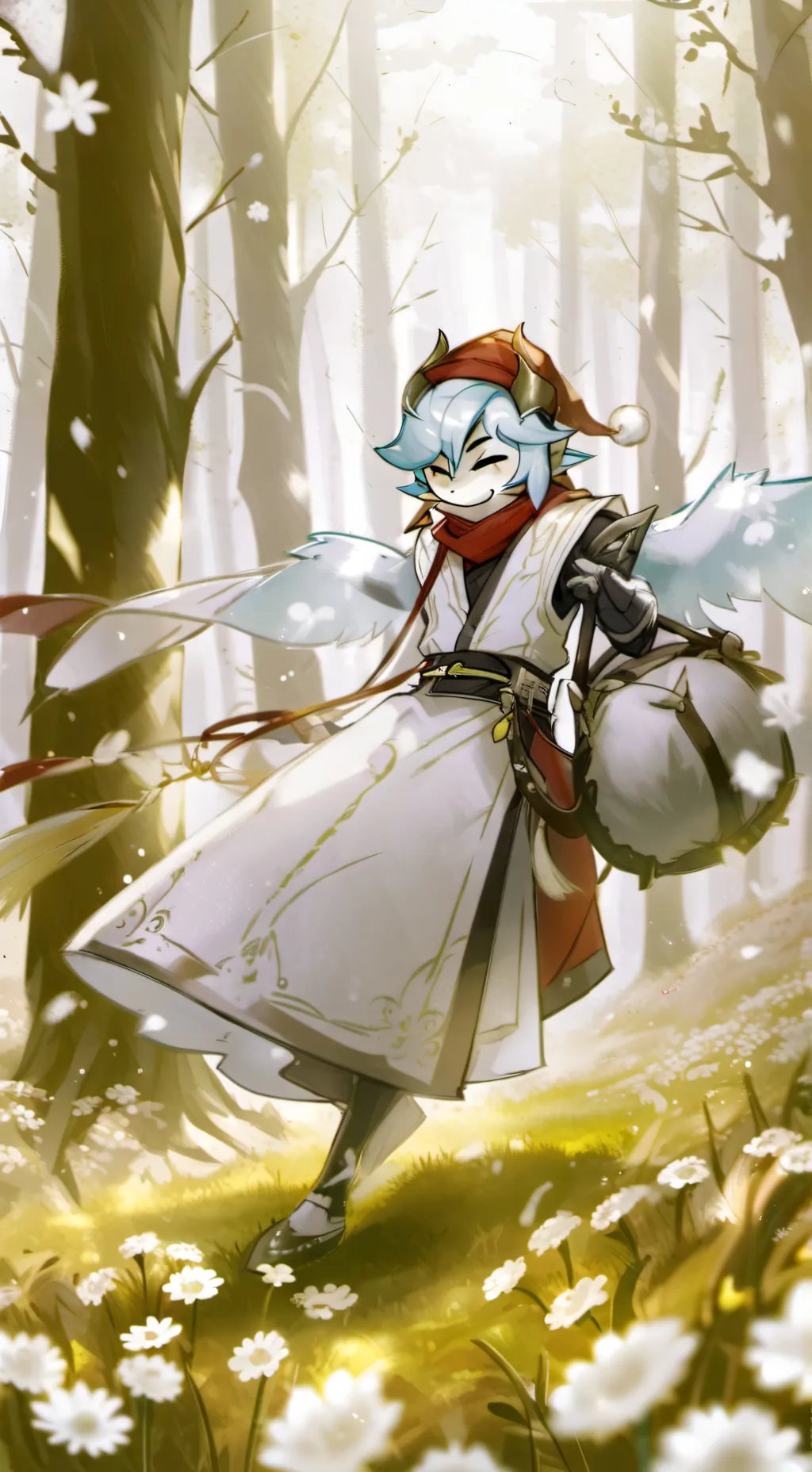 ai character: sailer man background