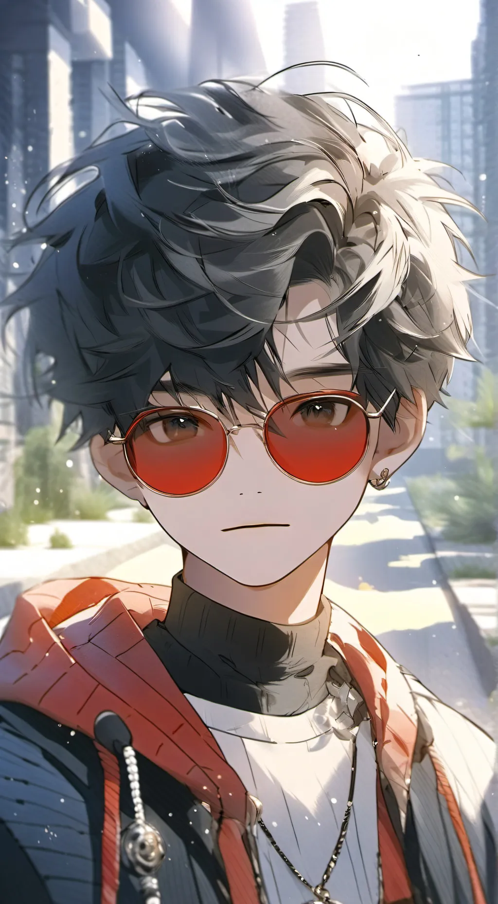 ai character: Rocket music  background