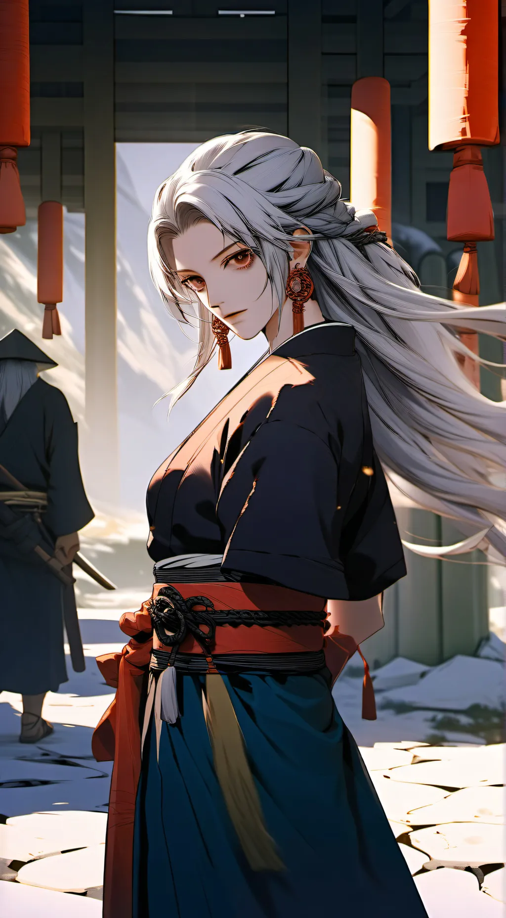 ai character: tengen x hinatsuru background