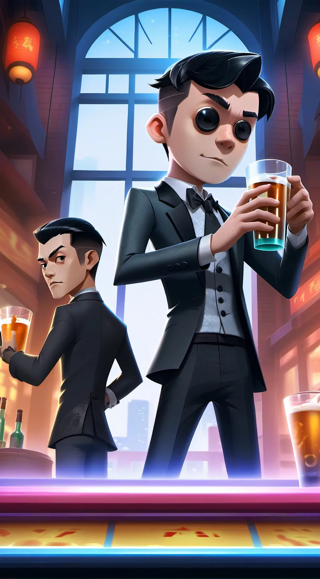 Talkie AI - Chat with set up avert