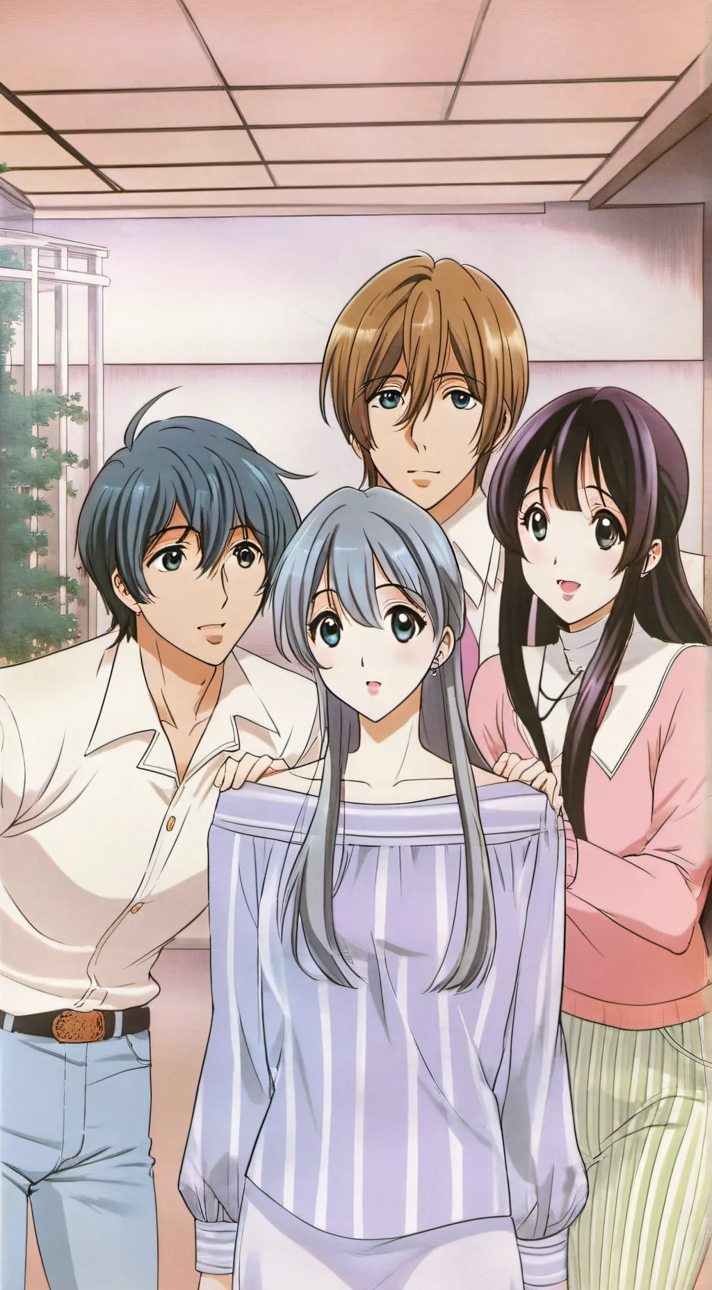 ai character: friend group background