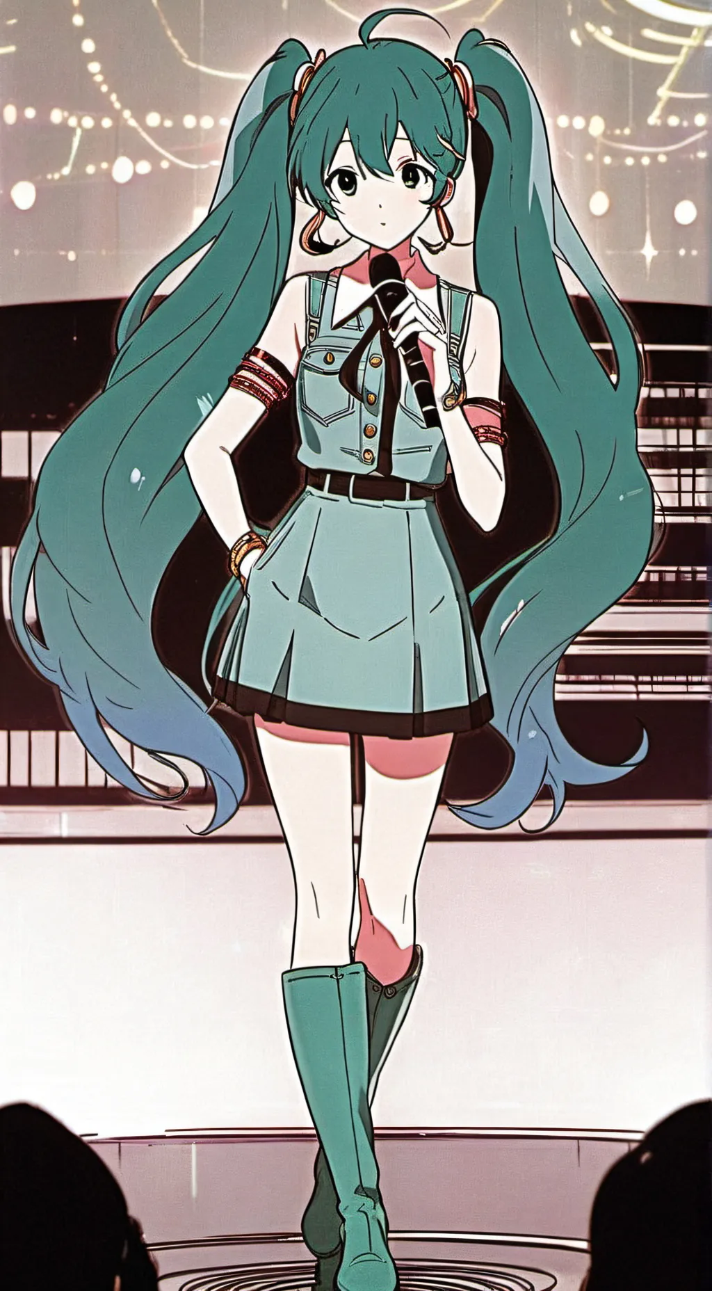 ai character: Miku background