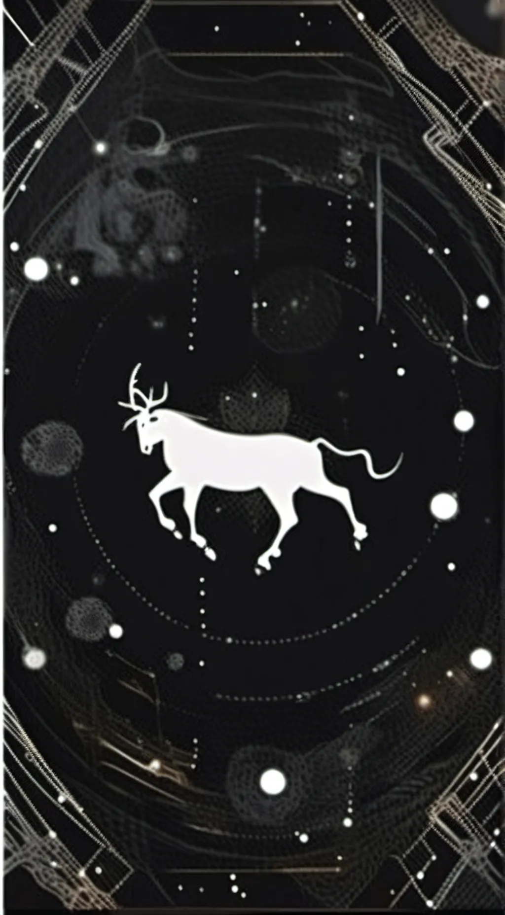 ai character: Capricornio ♑ background