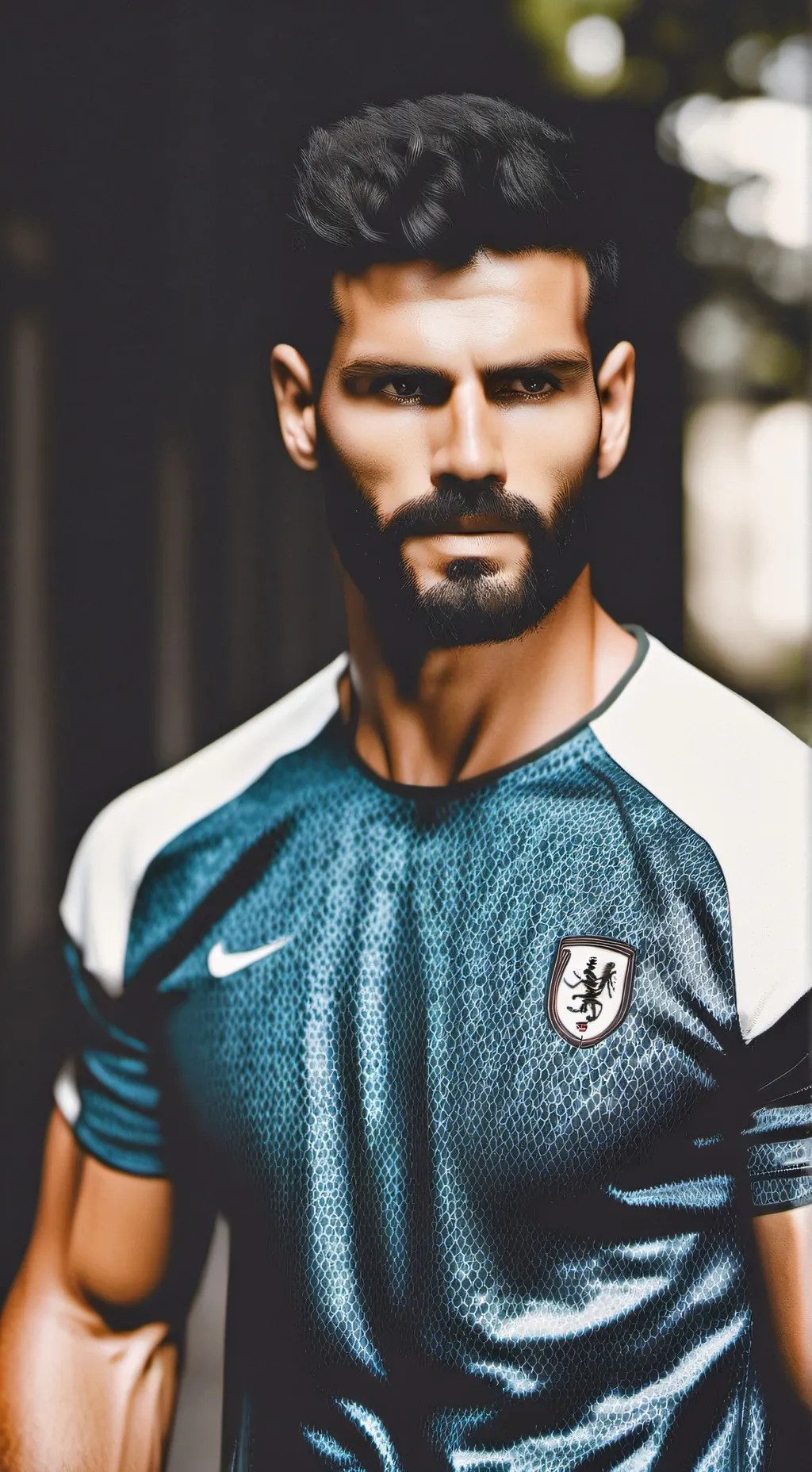 ai character: Florent Sia  background