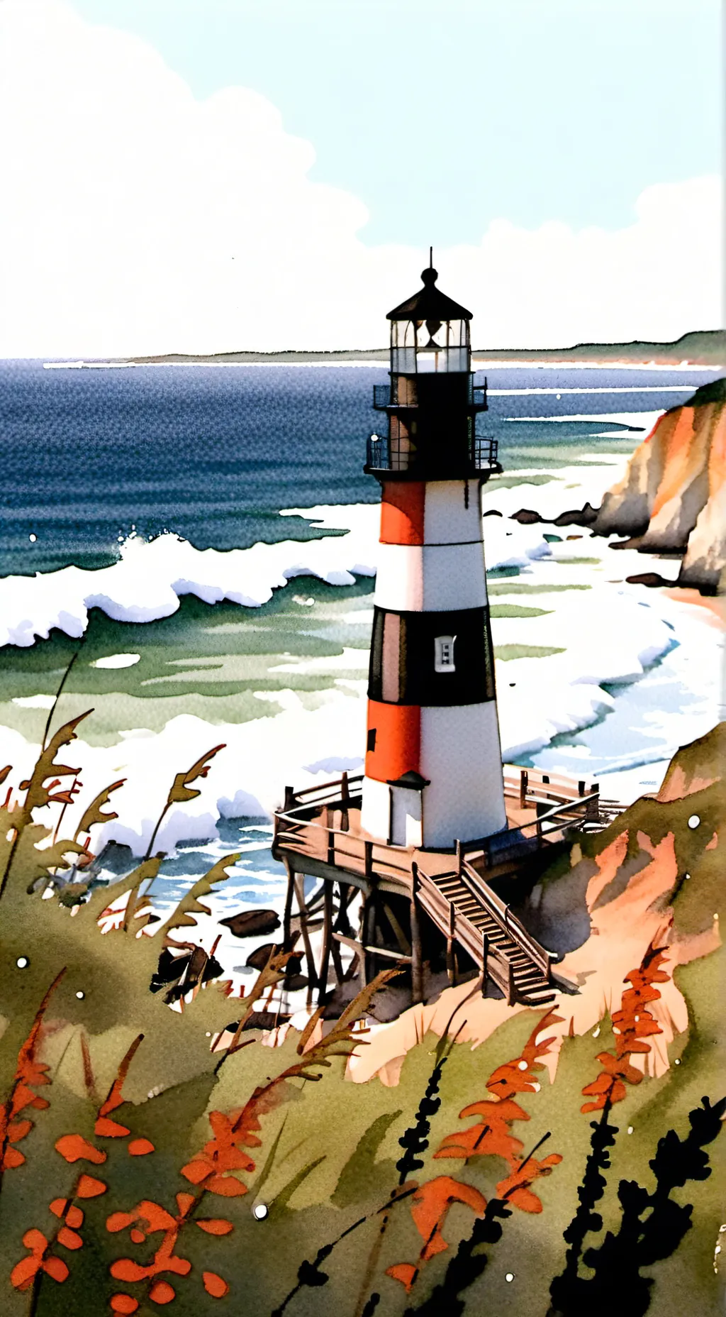 ai character: OUTER BANKS!!!! background