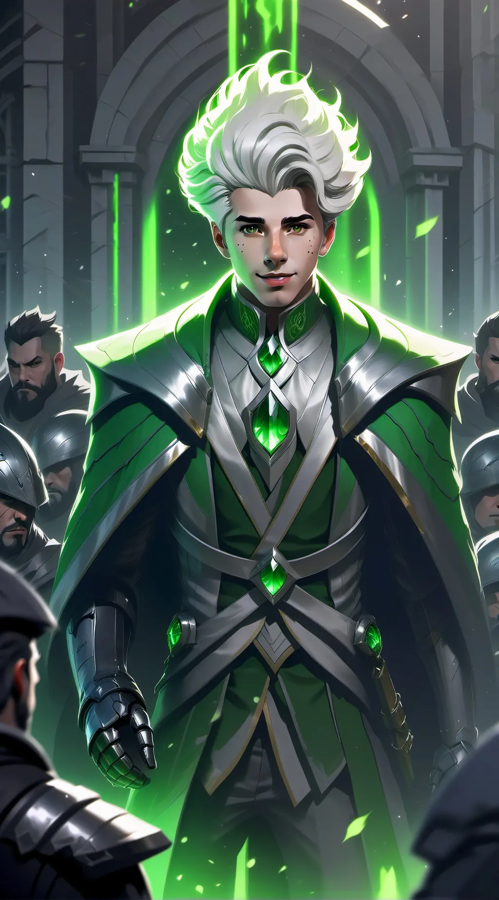 ai character: jjk  background