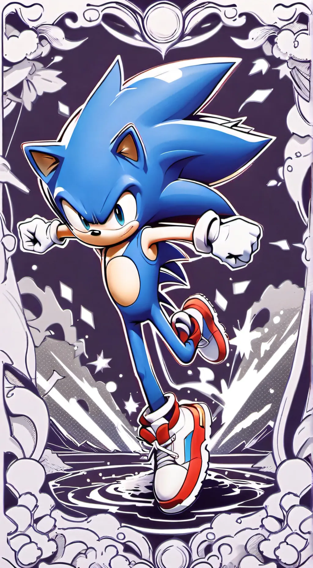 ai character: Echo dimension background