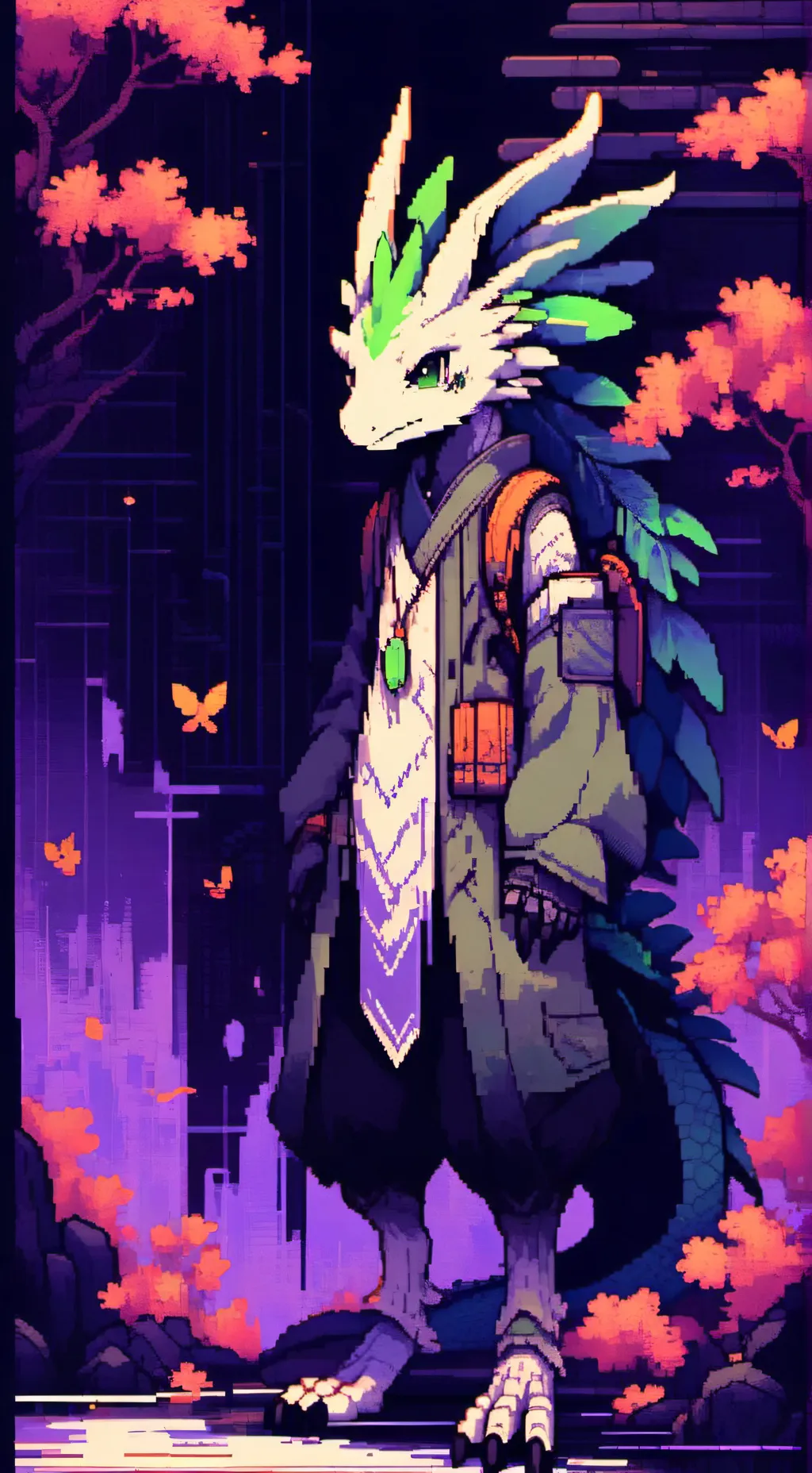 ai character: Gardener latex background