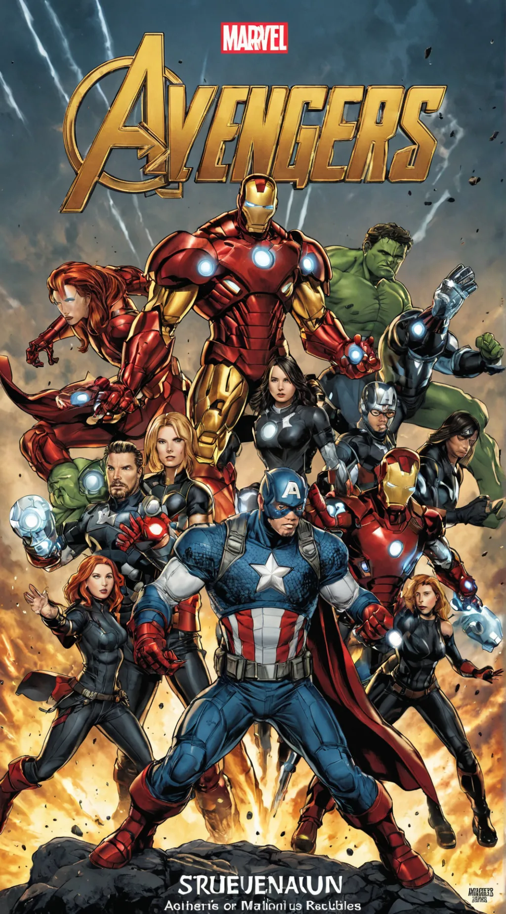 ai character: Avengers background