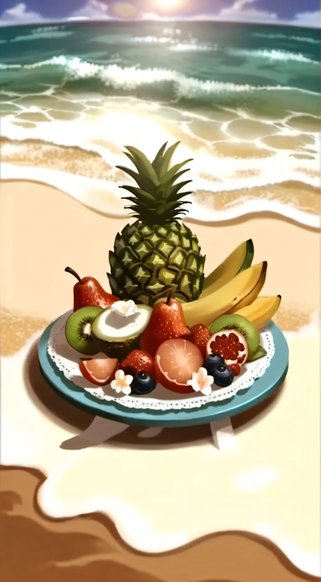 ai character: blox fruits  background