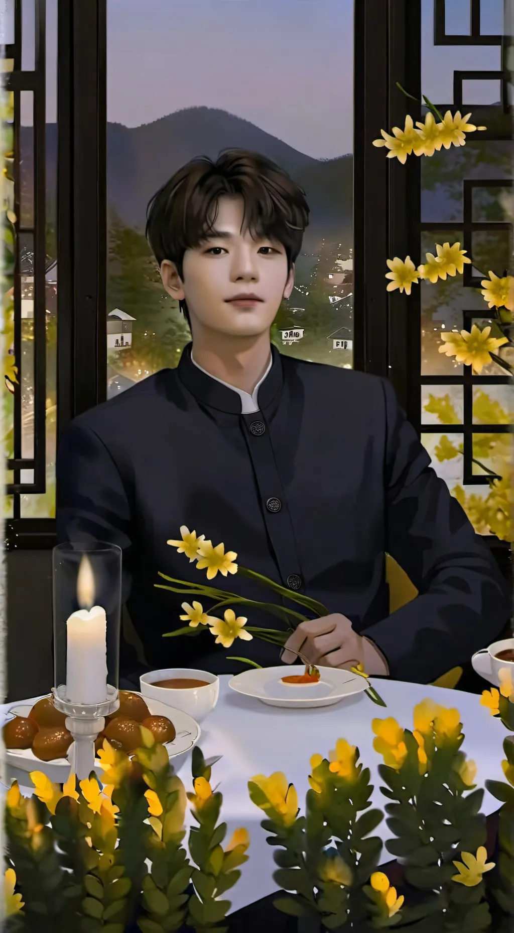 ai character: Сын Мин background