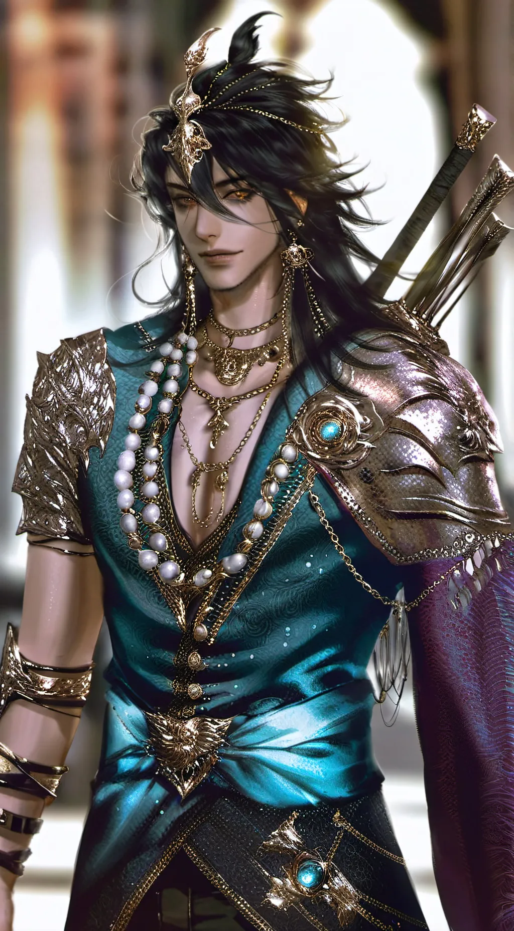 ai character: Ethan  background