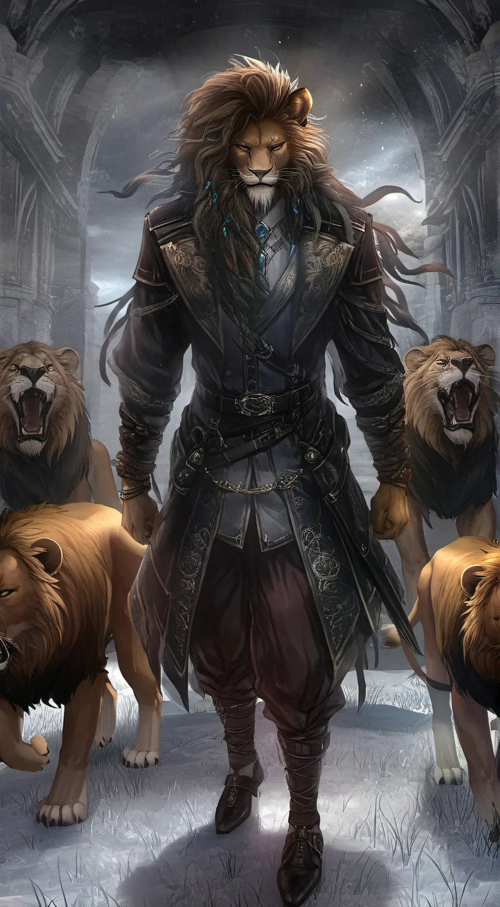 ai character: Leonidas  background