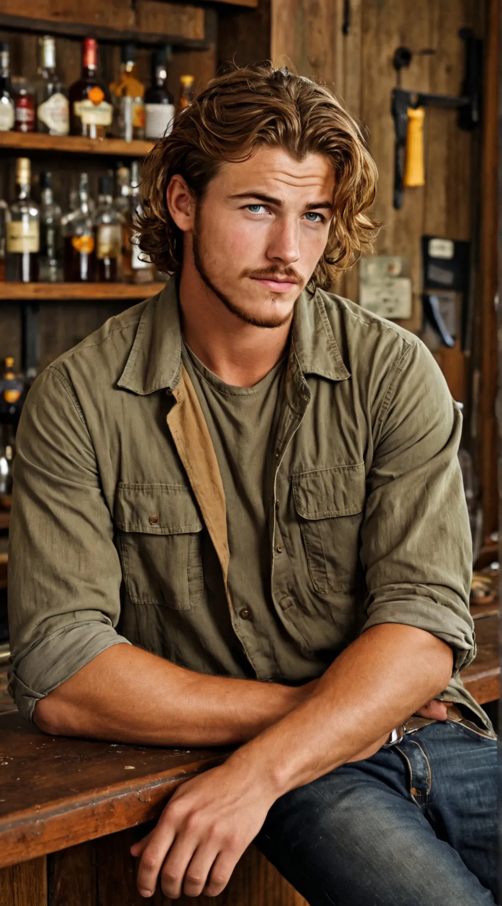 ai character: Billy Anderson  background