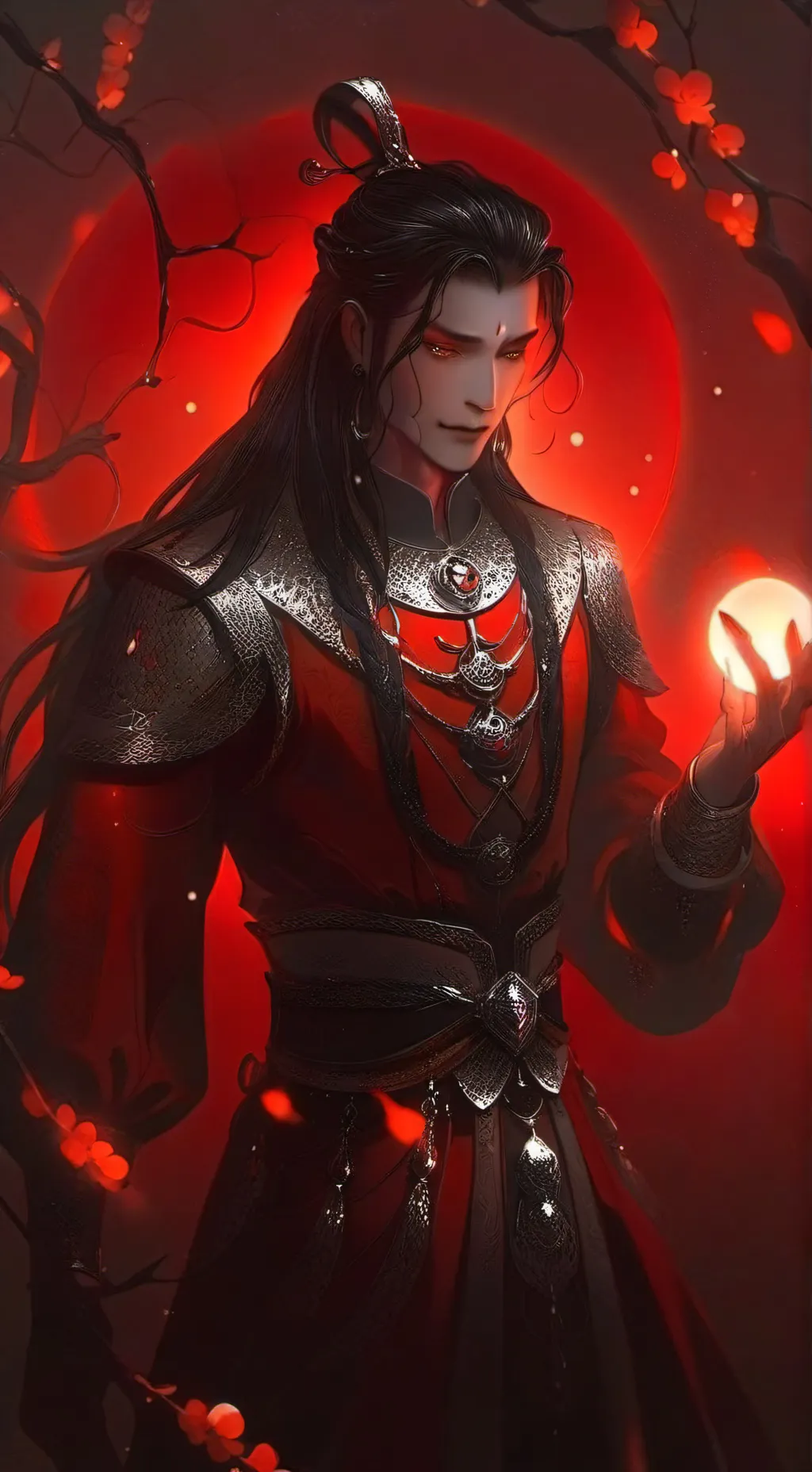 ai character: satán  background