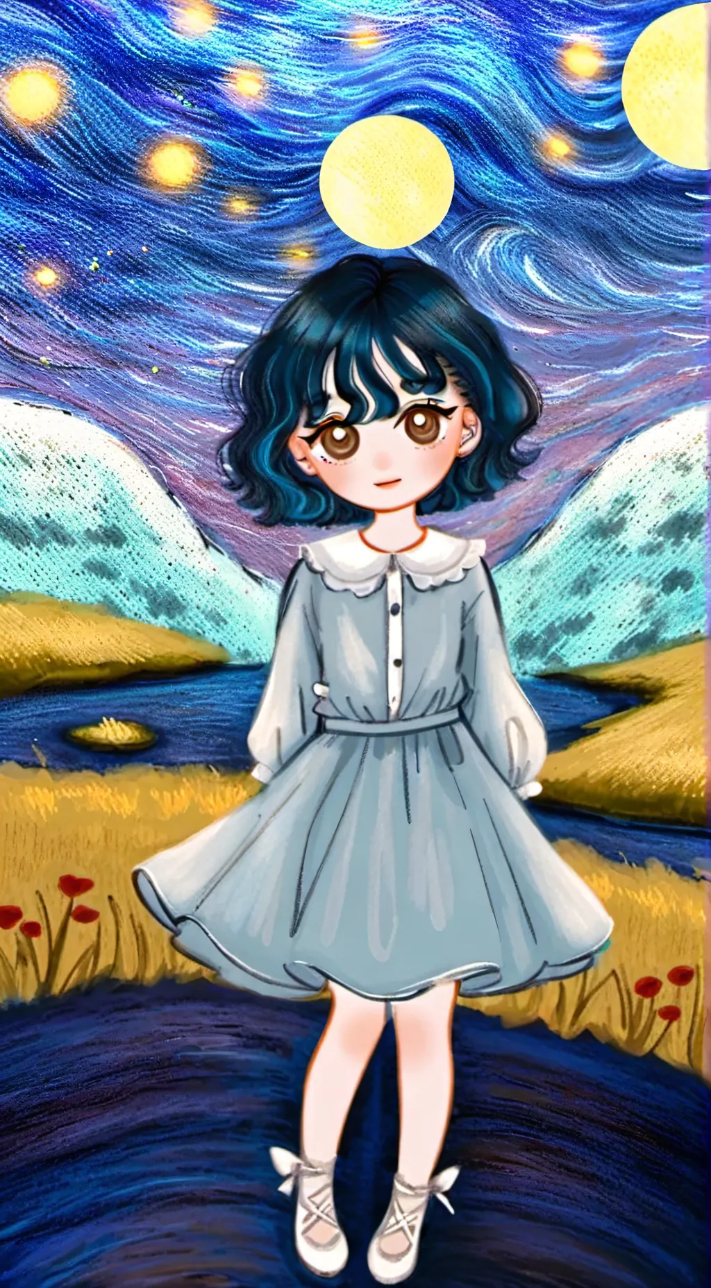 ai character: loon background