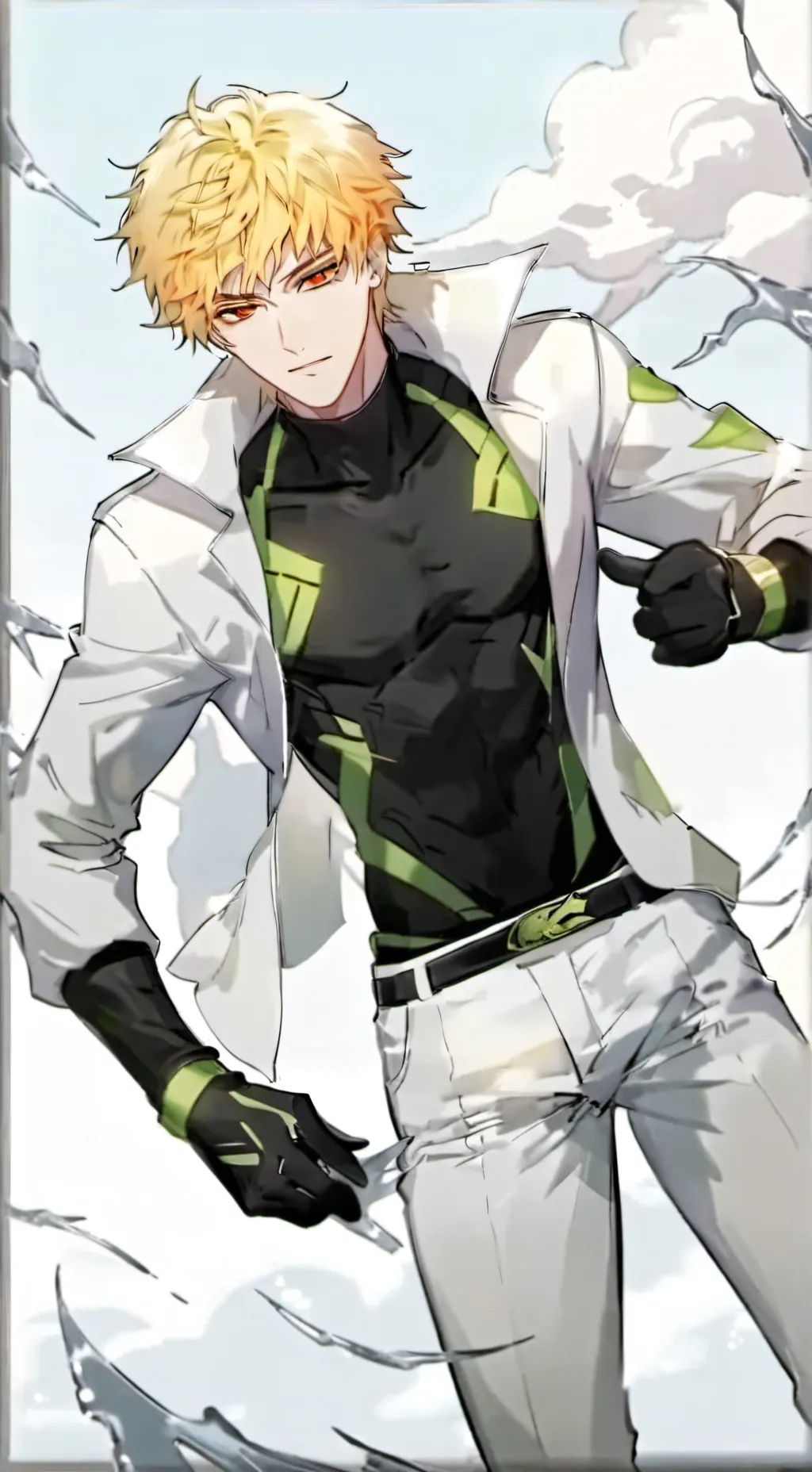 ai character: MHA fight  background