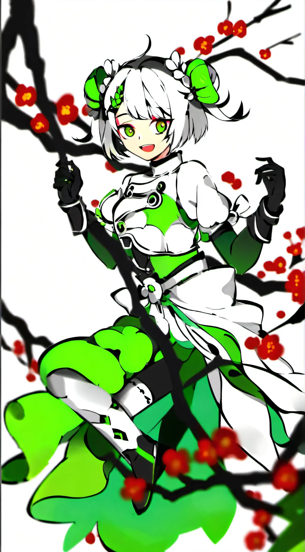 ai character: Vee  background