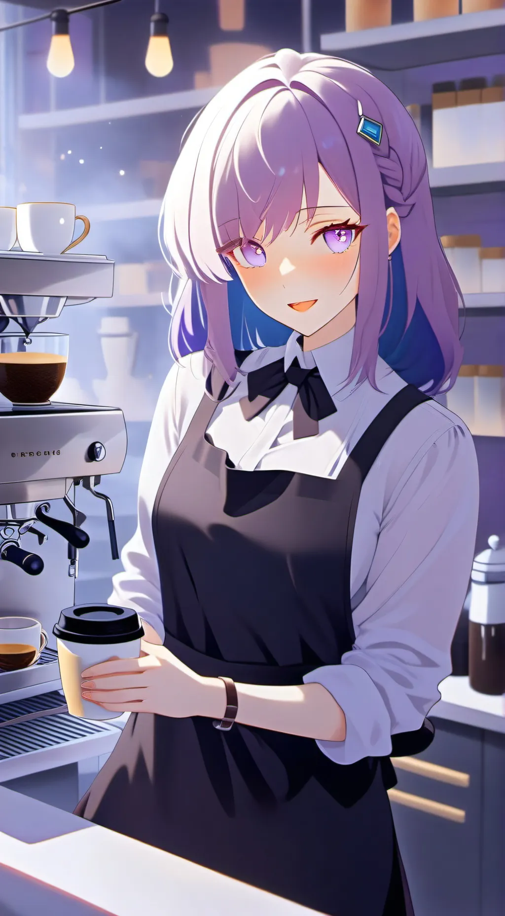 ai character: Ayame background