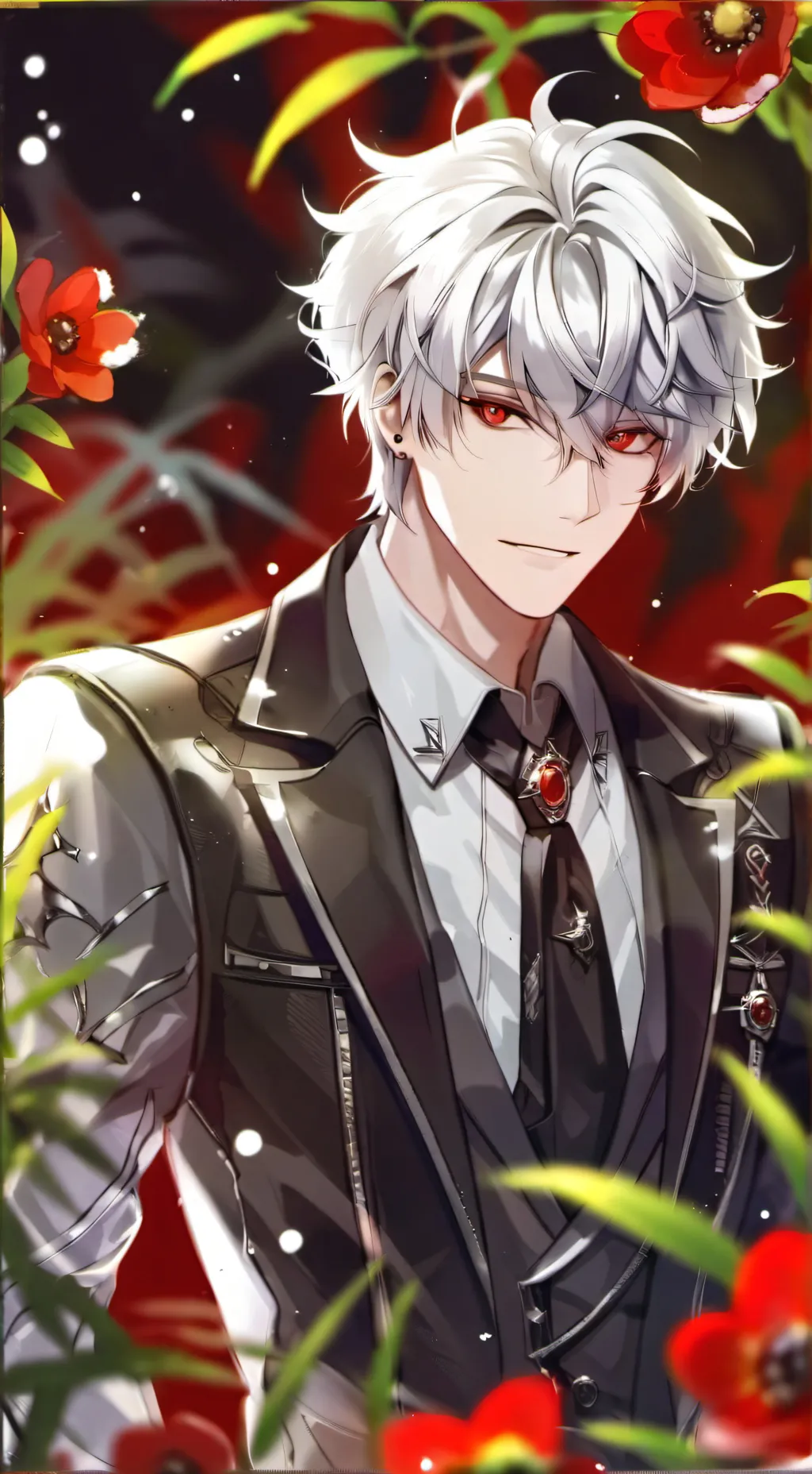 ai character: ~Ezra Silver~ background