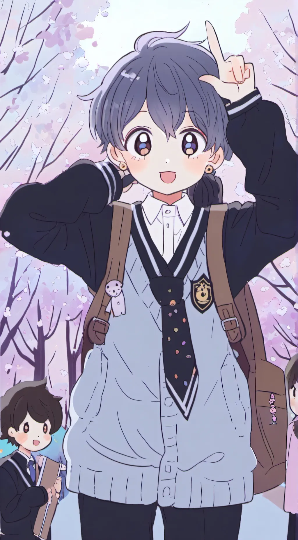 ai character: MHA new student background