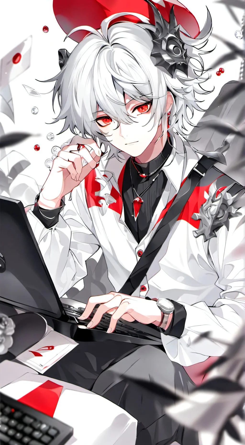 ai character: tu novio youtuber background