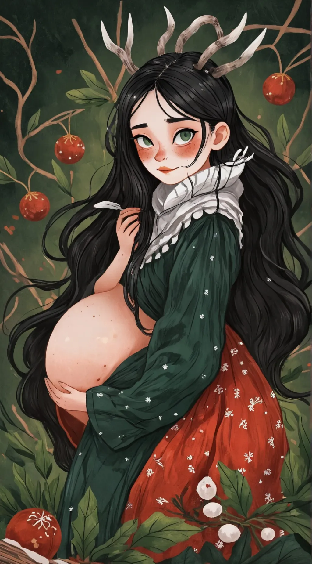 ai character: Mira the druid background