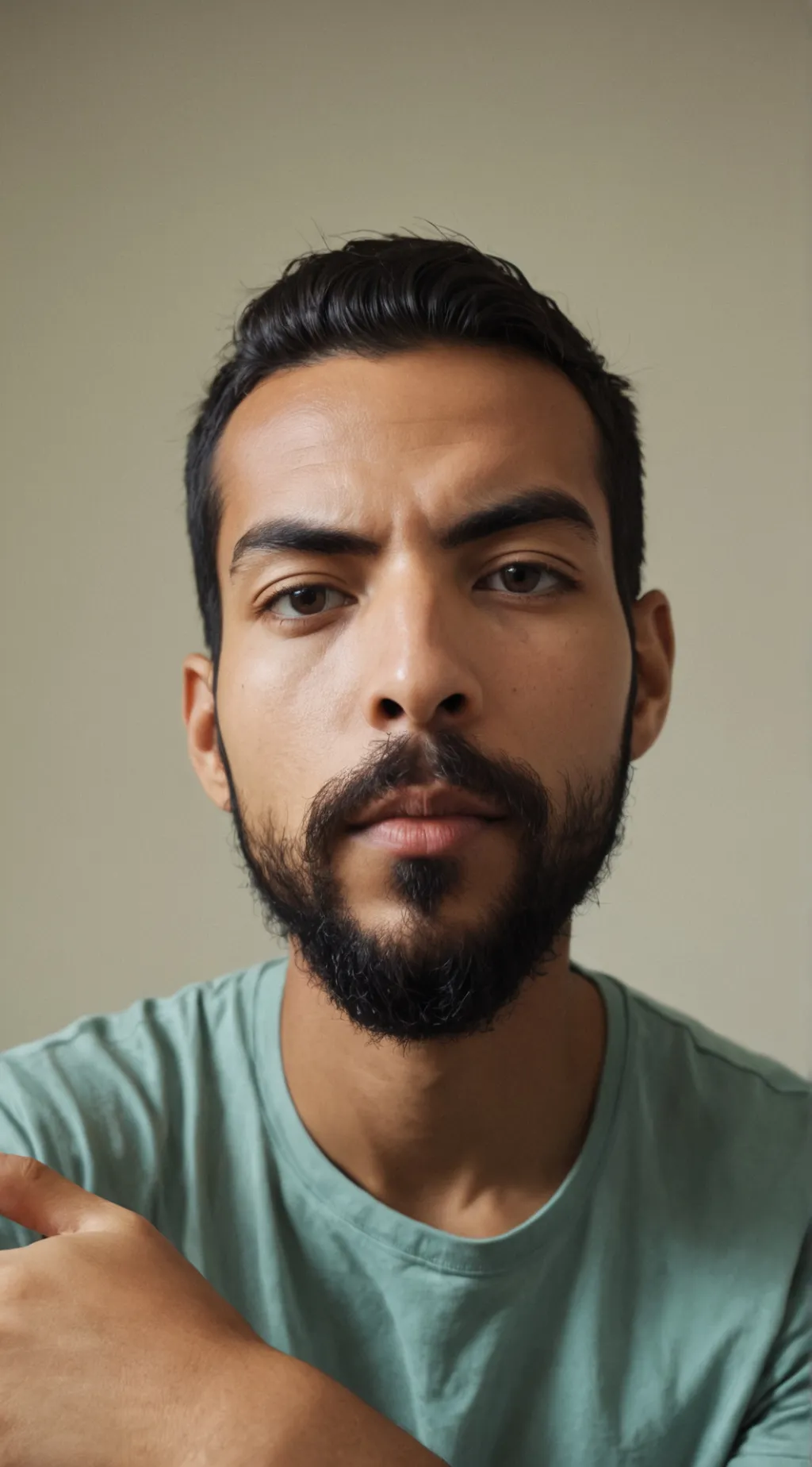 ai character: Jesús  background