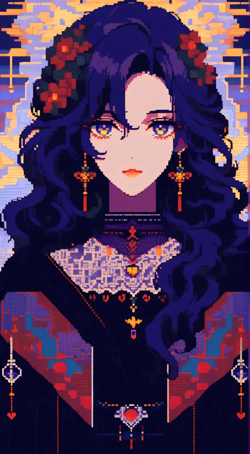 ai character: offider man  background