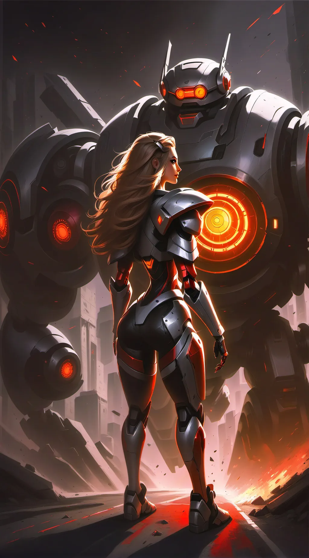 ai character: MHA ROBOT background