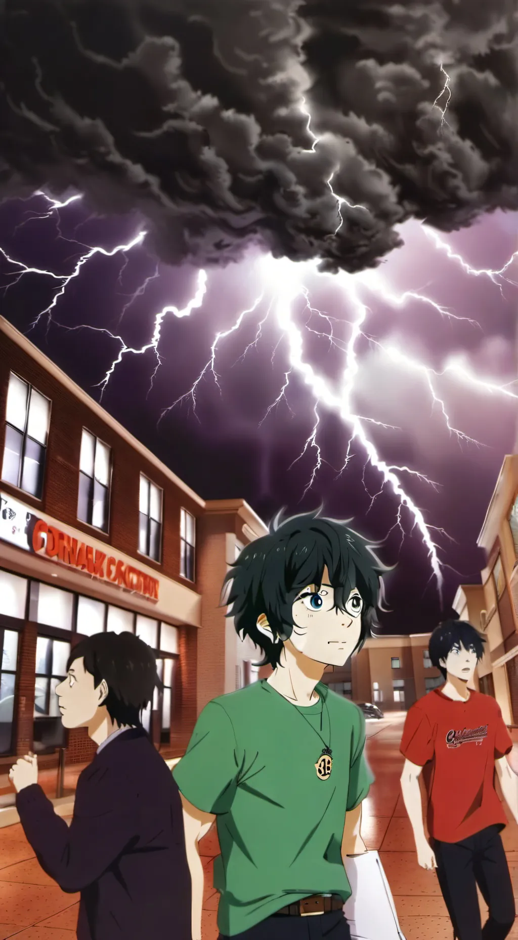 ai character: Tornado Deku background
