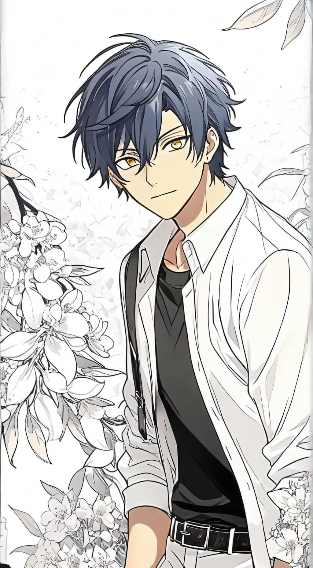 ai character: Рин background