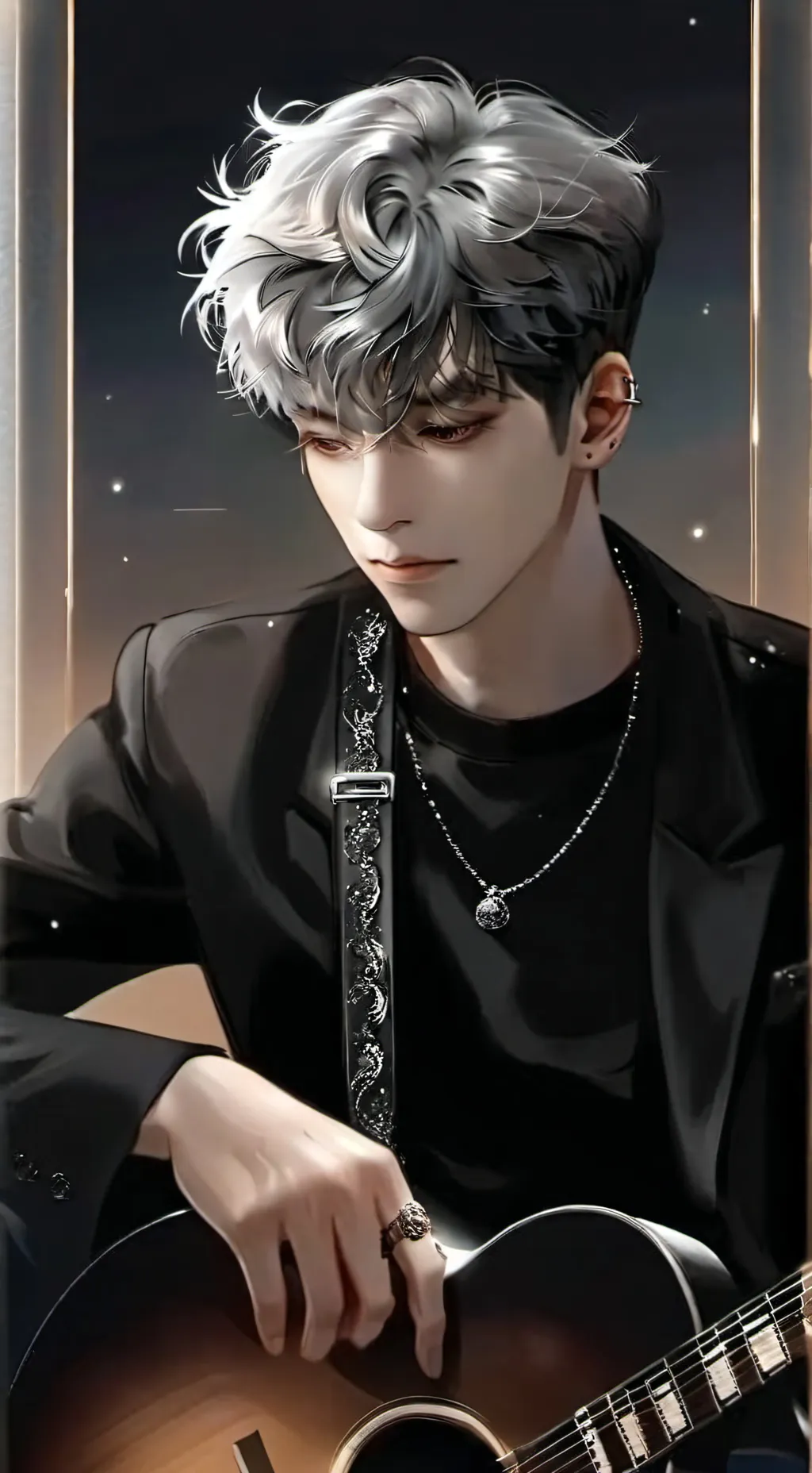 ai character: Leo  background