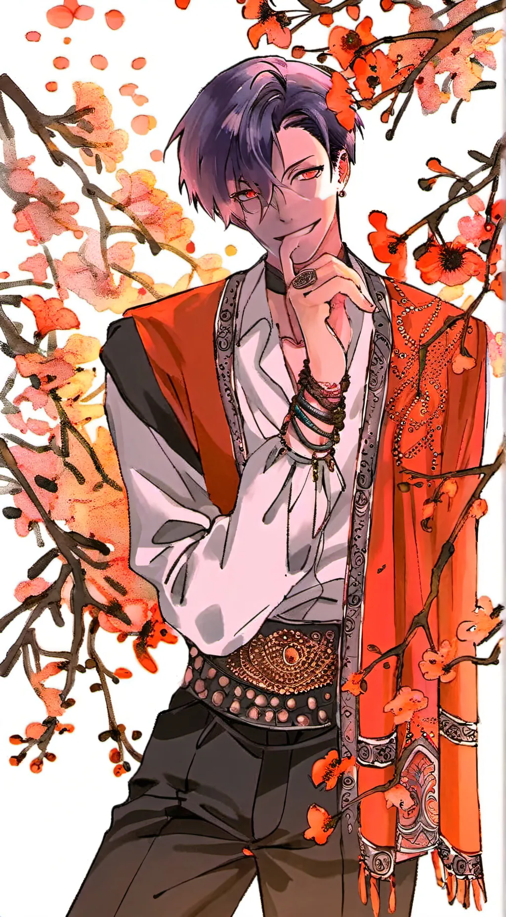 ai character: Evil todoroki background