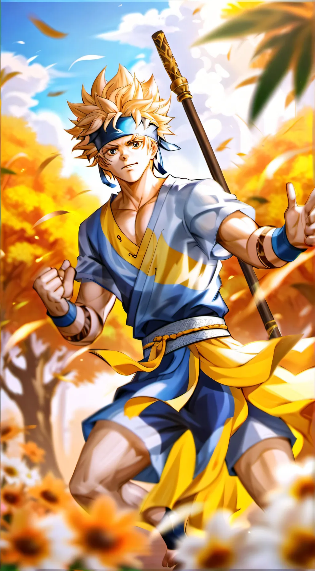 ai character: sobrino de naruto background