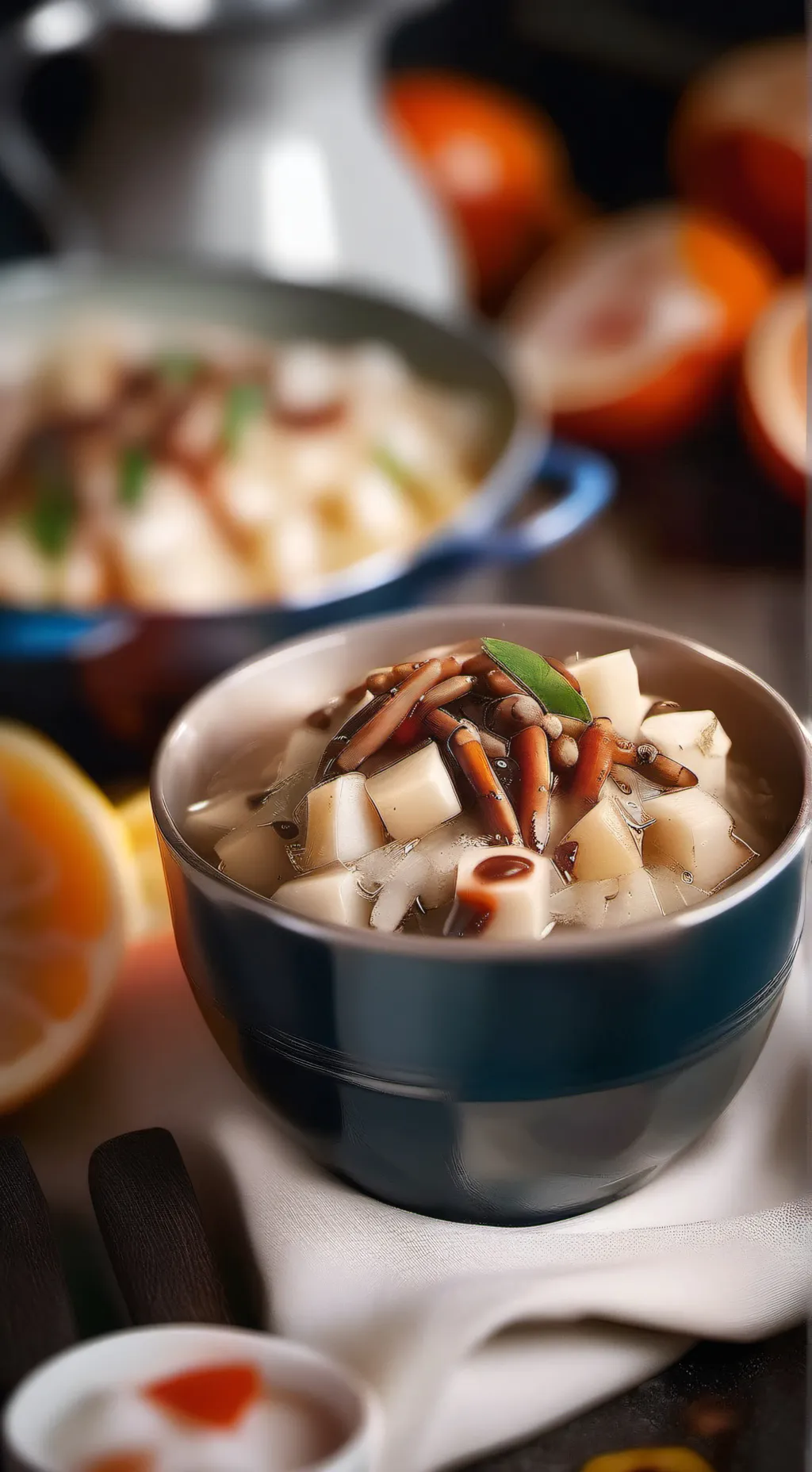 ai character: Scary blood meal background