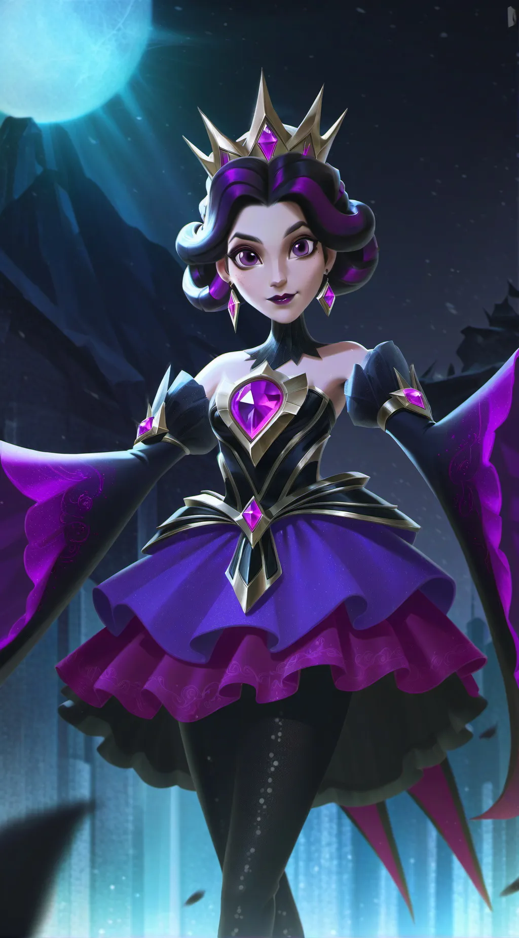 ai character: gem wars. background