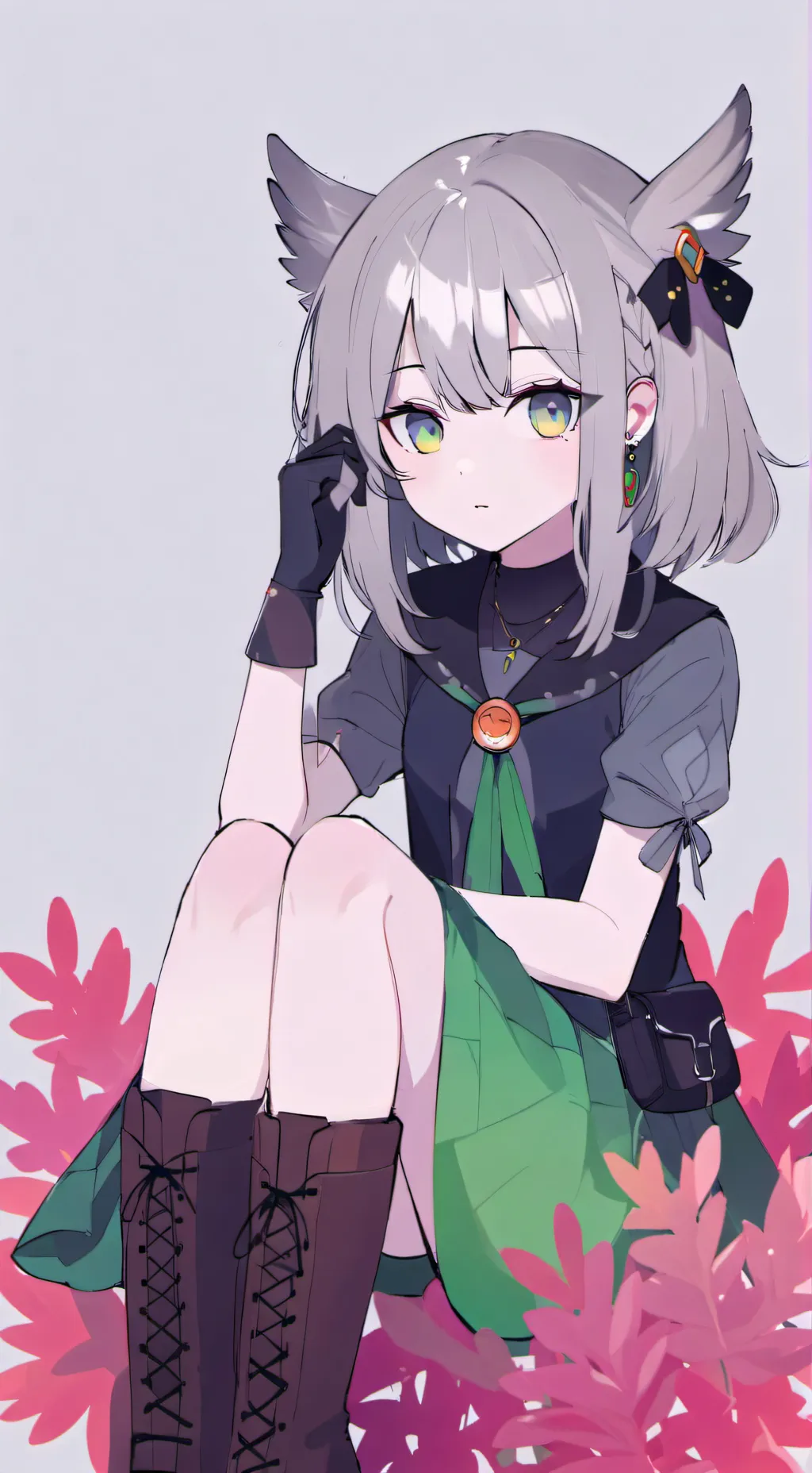 ai character: Moki background