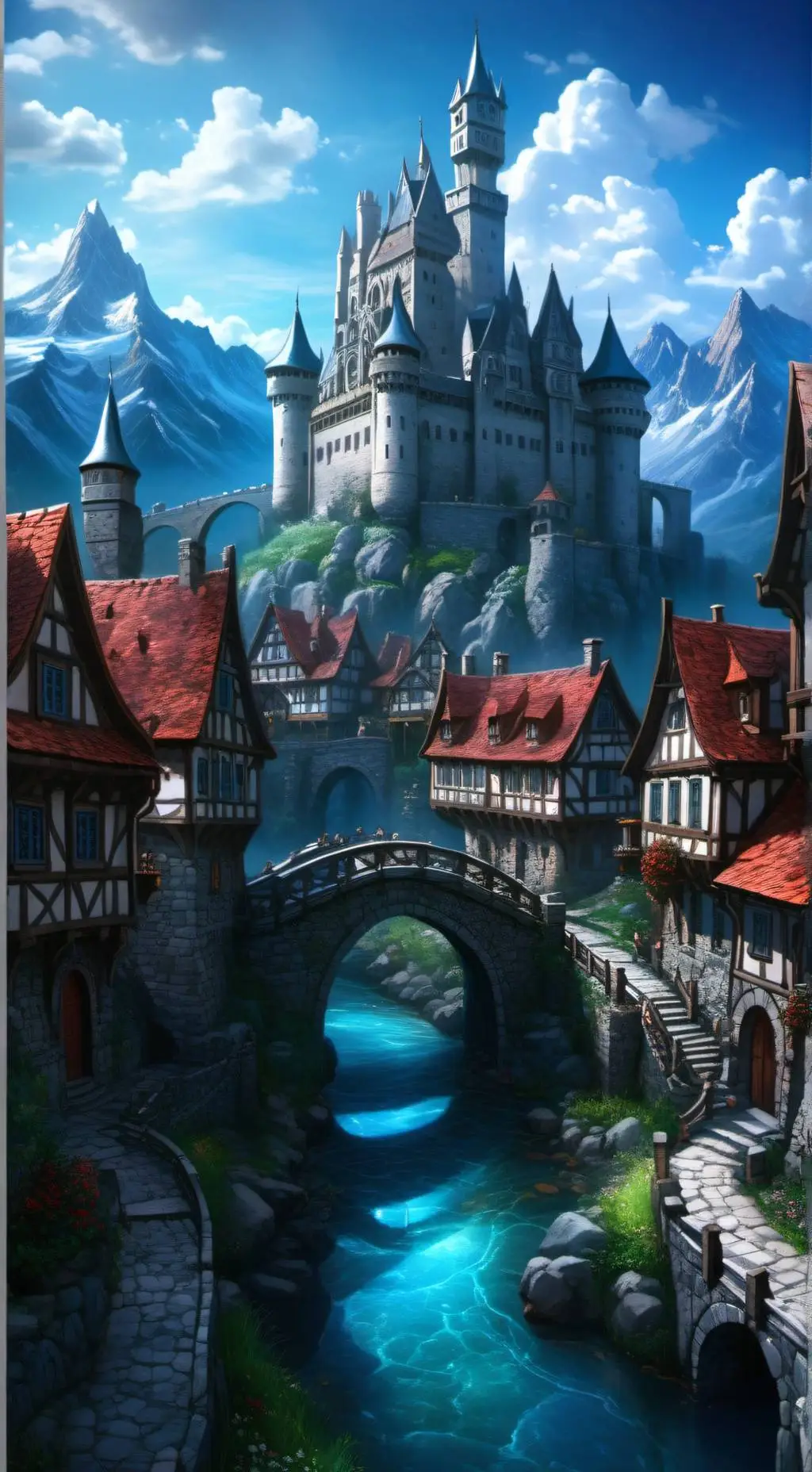 ai character: Fantasy world :) background