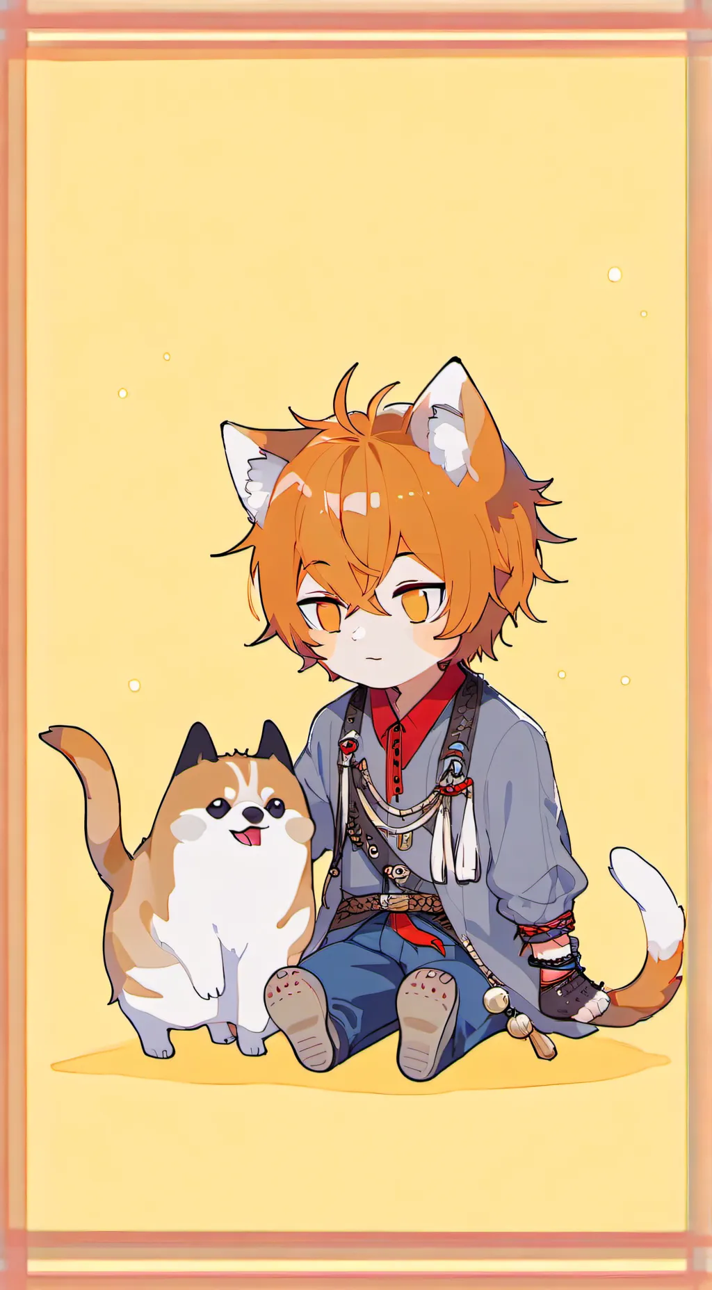 ai character: Cheeto background