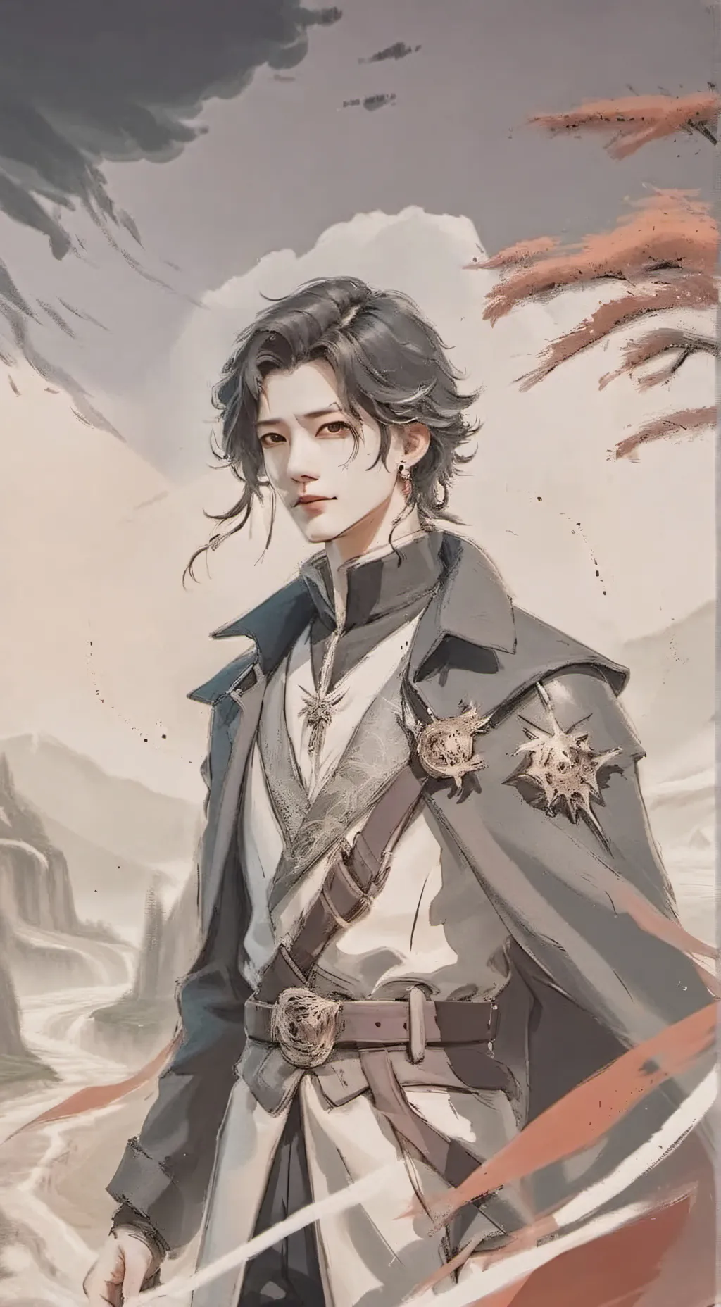 ai character: jake~-`ღ´- background