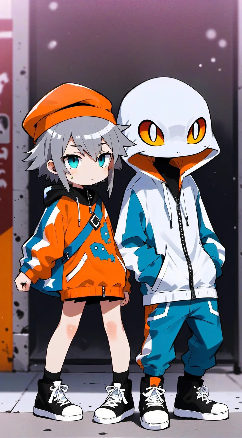 ai character: Asher and Dash background