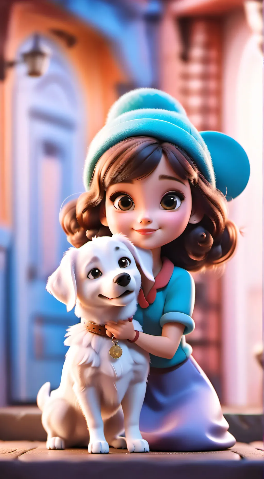 ai character: aline background