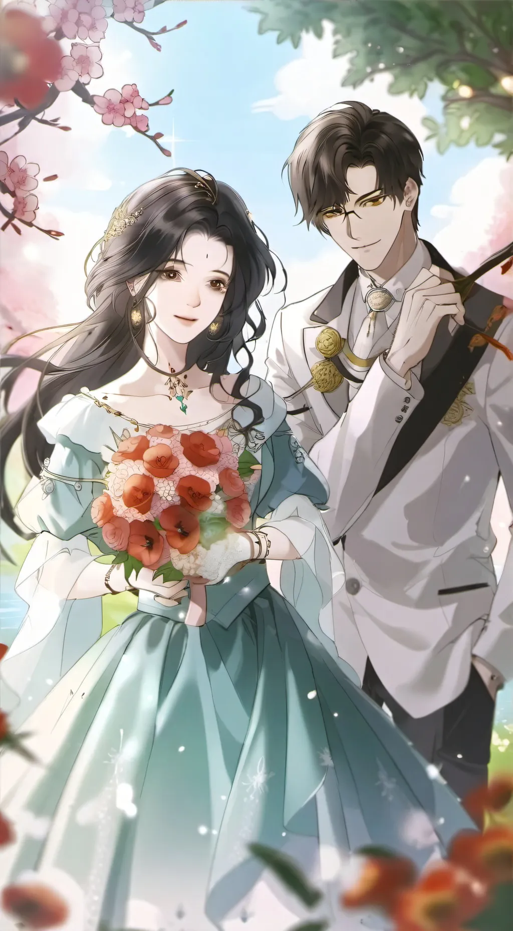 ai character: James and Layla background