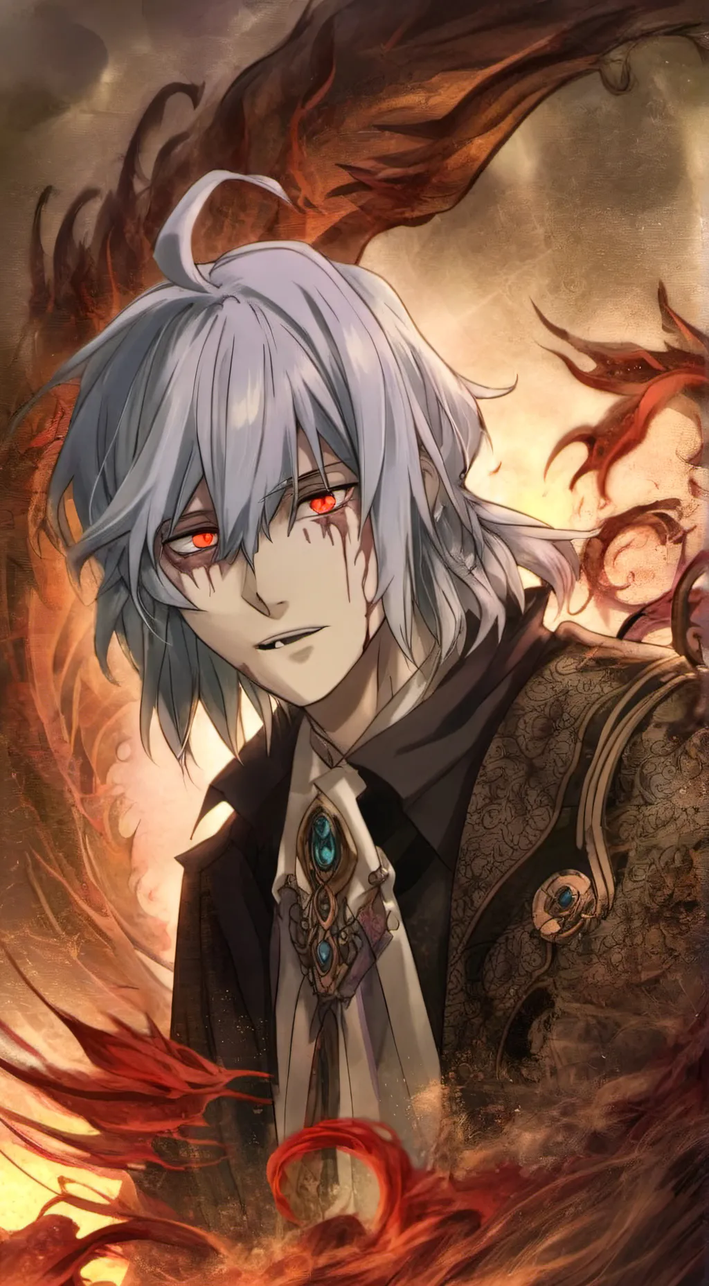 ai character: LOV  background