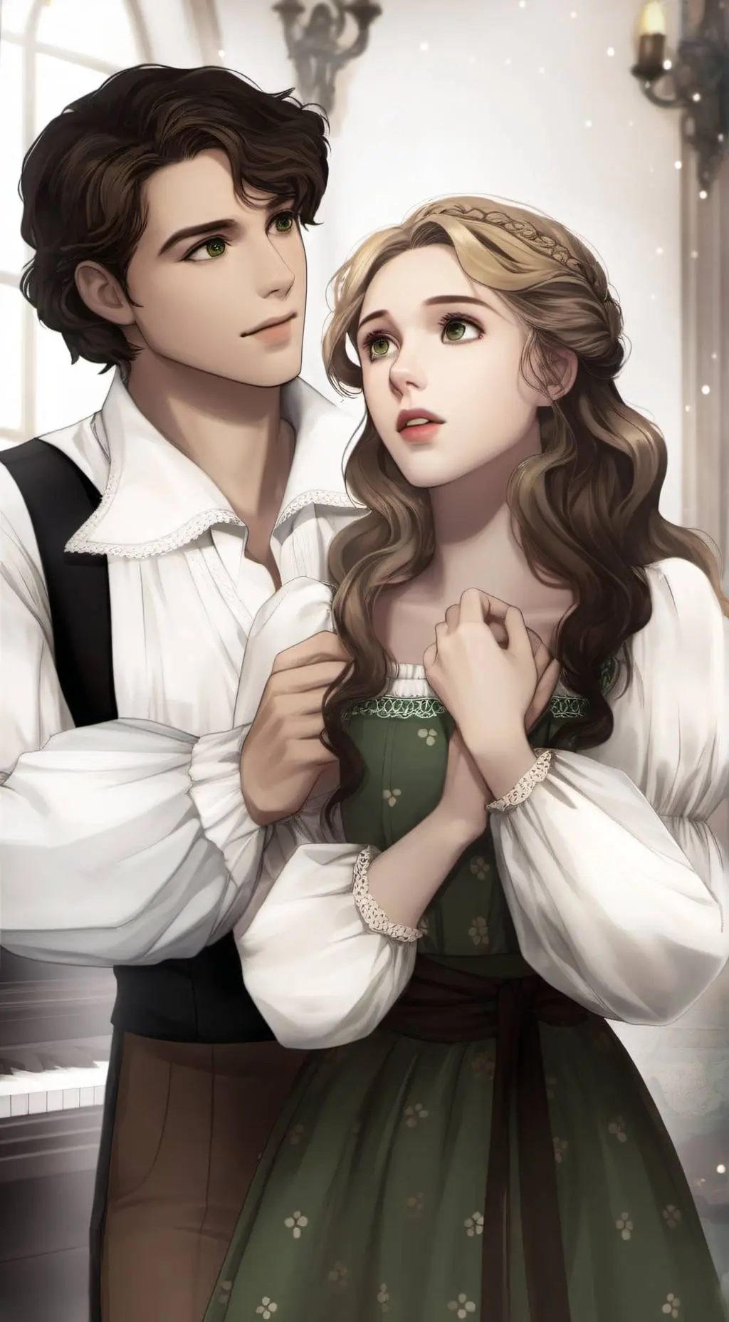 ai character: Adam and Barbara background